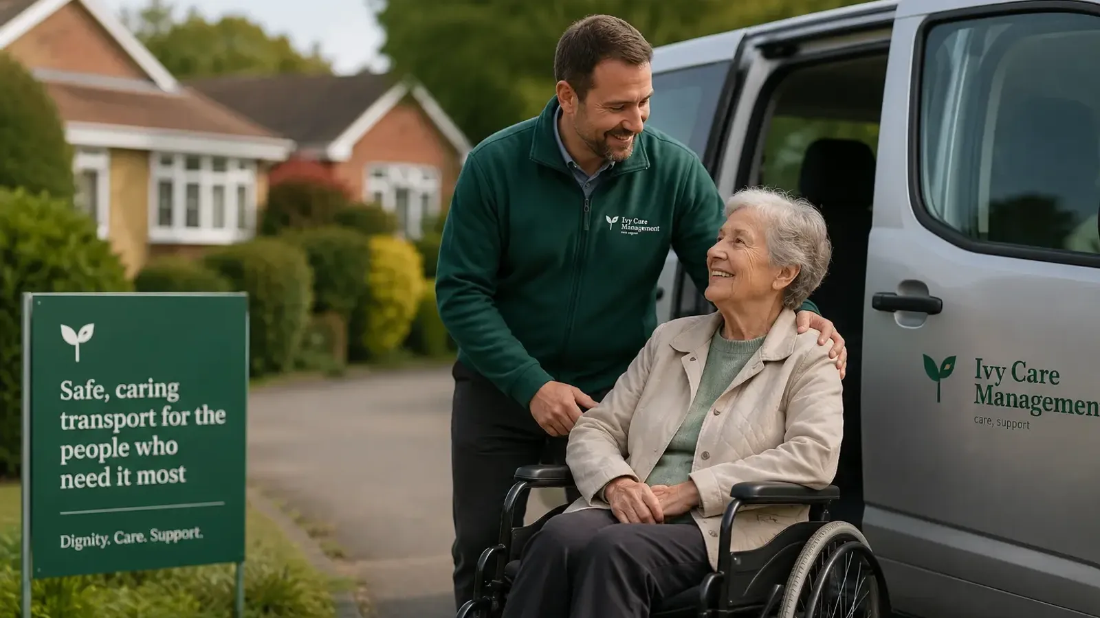 Ivy Care Management transport vehicle